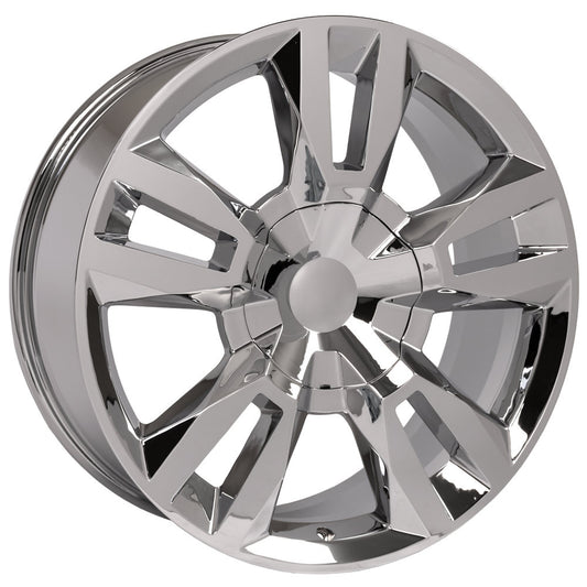 22 Inch Chrome RST Style Split Spoke GM Replica Wheel