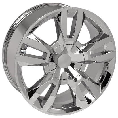 22 Inch Chrome RST Style Split Spoke GM Replica Wheel
