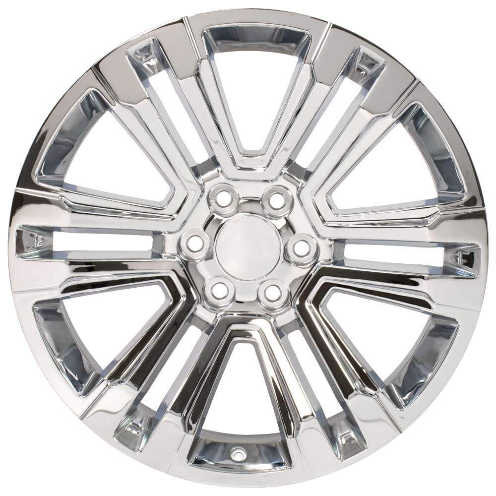 22 Inch Chrome Denali Style Split Spoke GM Replica Wheel