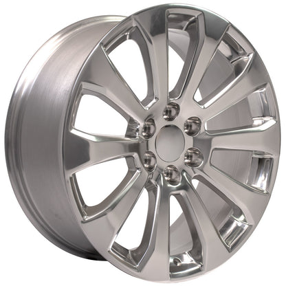 22 Inch Polished High Country Style Ten Spoke GM Replica Wheel
