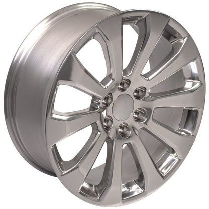22 Inch Polished High Country Style Ten Spoke GM Replica Wheel