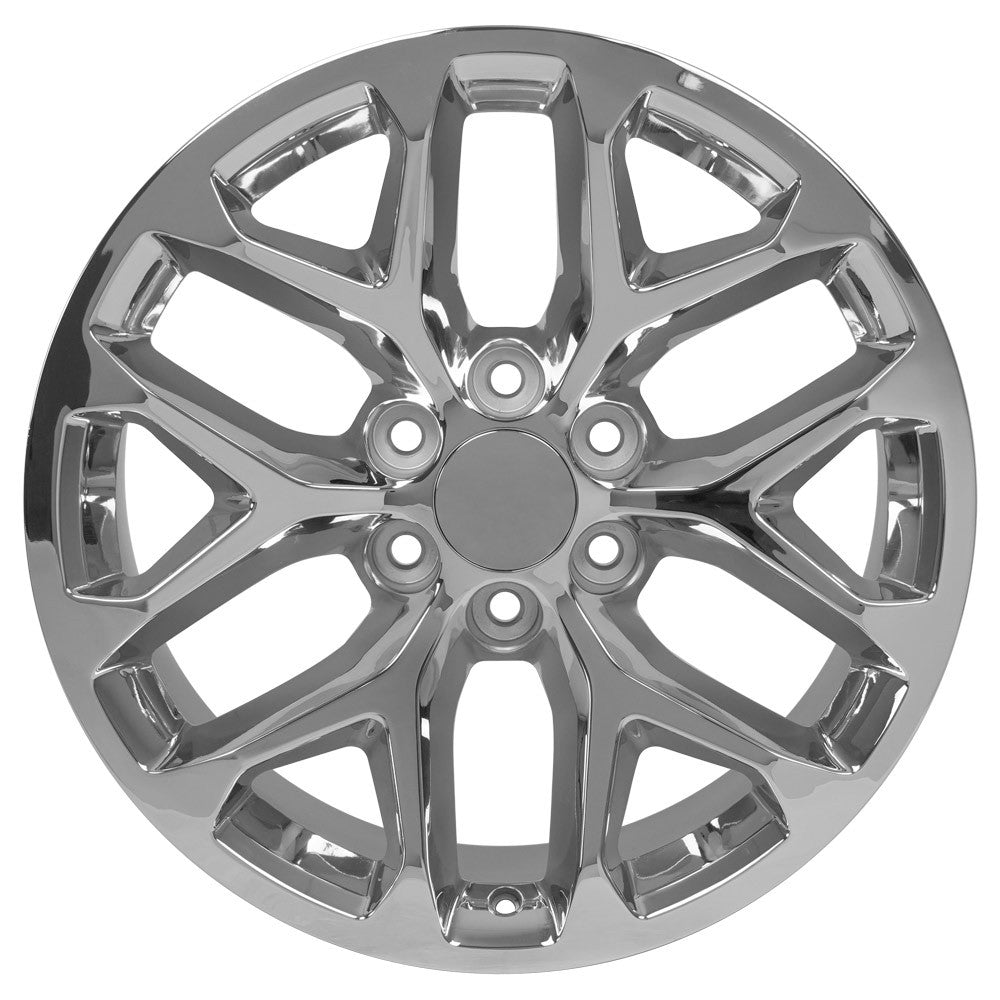 20 Inch Chrome Snowflake GM Replica Wheel