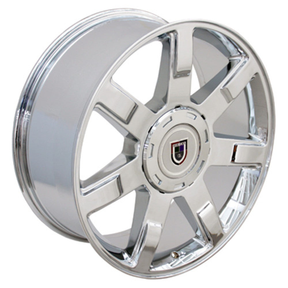 22 Inch Chrome Escalade Big Cap Replica GM Replica Wheel