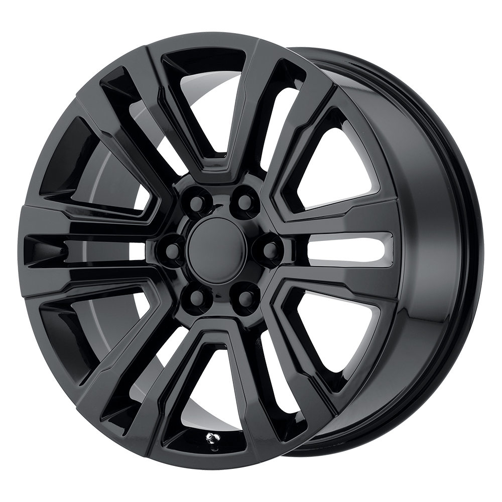 20 Inch Gloss Black Denali Style Split Spoke GM Replica Wheel