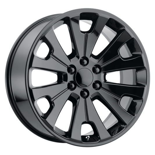 24 Inch Gloss Black Open Spoke GM Replica Wheel