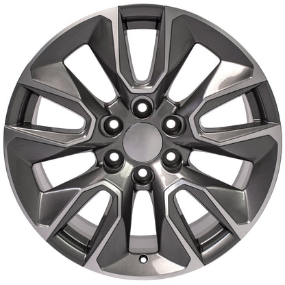 Rep Rst Wheels 20 Inch Gunmetal and Machine RST Style GM Replica Wheel – Wheels4Trucks
