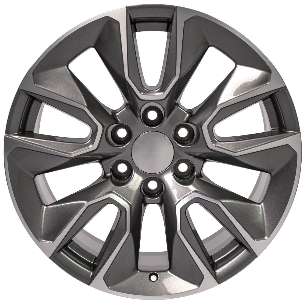 20 Inch Gunmetal and Machine RST Style GM Replica Wheel