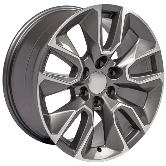 20 Inch Gunmetal and Machine RST Style GM Replica Wheel