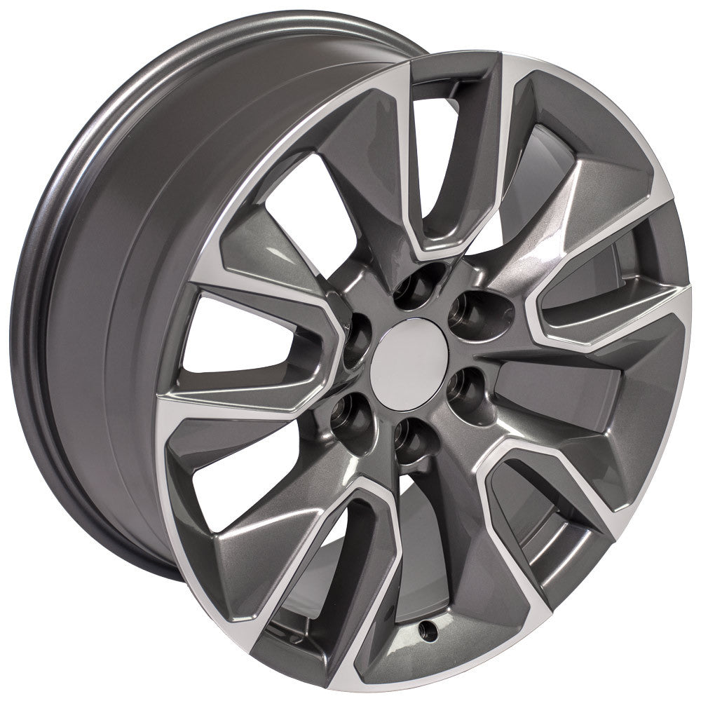 20 Inch Gunmetal and Machine RST Style GM Replica Wheel