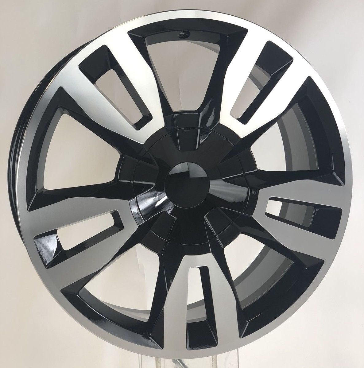 24 Inch Black and Machine RST Style Split Spoke GM Replica Wheel